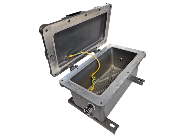 Safeglo EX boks for LED driver 280x130x128mm 2 drivere max. 360W 